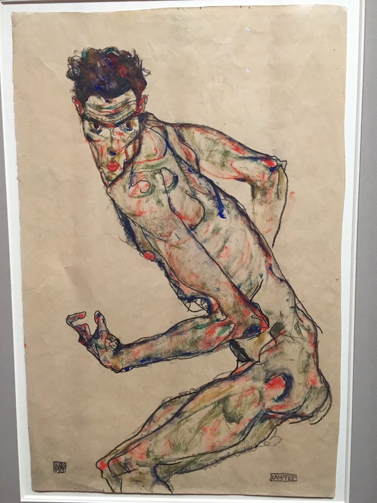 cusoonagain's tweet image. Viyana Albertina muzesindeki gecici sergiden bir resmini paylasmak isterim 
Self Portrait