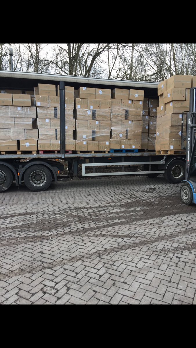 52 pallets out of Birmingham Airport last week straight up to Rochdale for an urgent delivery!