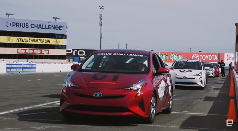 ToyotaMotorCorp's tweet photo. #ICYMI Talk about strategy, creativity and determination! These 20 teams battle it out on the 2017 #PriusChallenge https://t.co/vZM5xu4fOv https://t.co/Ok6lAMWDGW