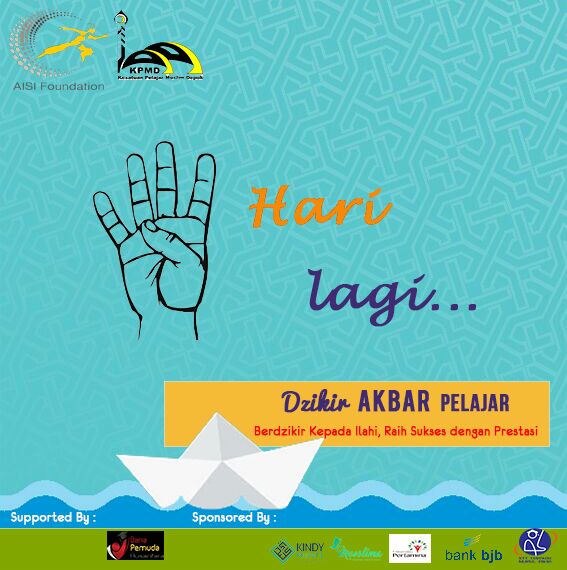 Ga kerasa yaa, 😊sekarang tinggal 4 hari lagi nih menuju dzikir akbar pelajar kota depok di tahun ini.

#DzikirPelajar
#DzikirAkbarDPK2017