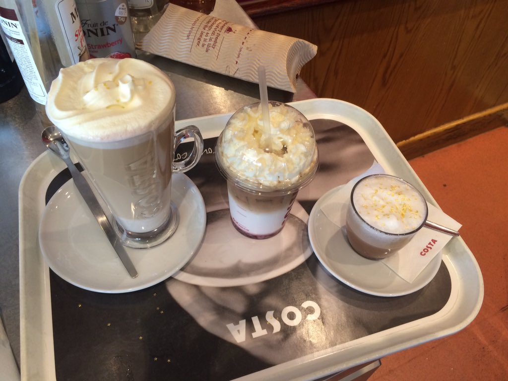 CostaEdinburgh1's tweet photo. Getting creative with our coffees! https://t.co/W526sHgFWr