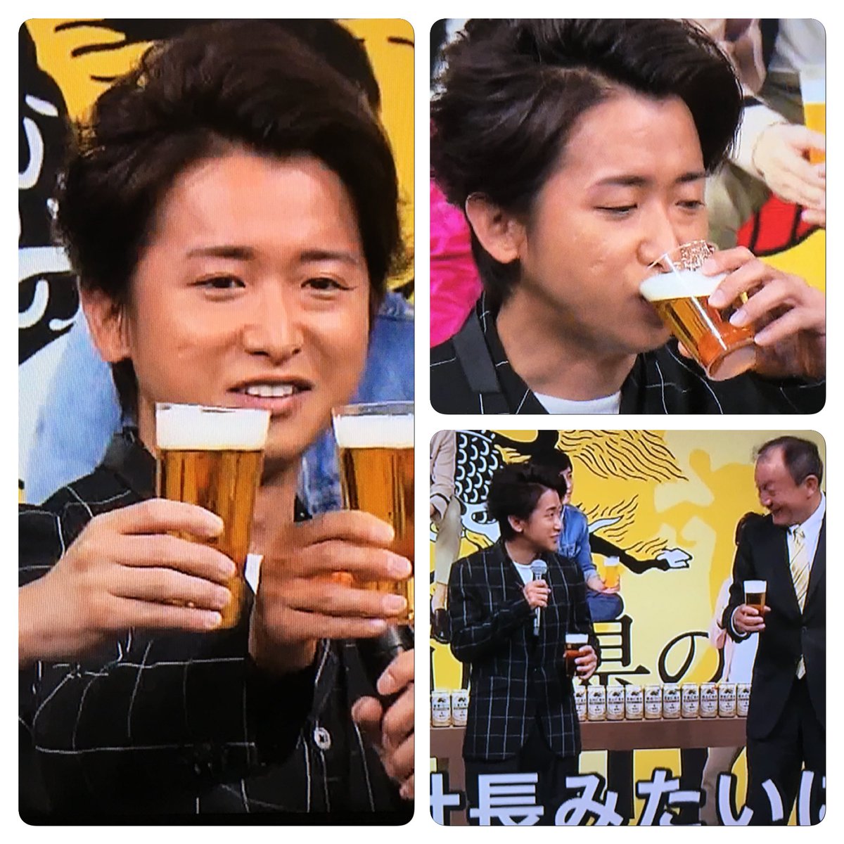 ぽん太 Pa Twitter やっぱりそんなん黒くない 智担比 丸くもない パンツはぶかぶかだったよ 肌はつるつるの気がする 気持ち充実させて 次にいくんだもんね かわいいよ 大野智 47都道府県のキリン一番搾り