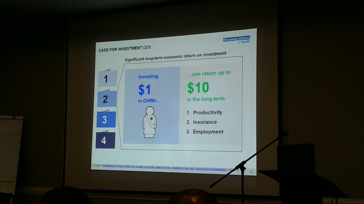 temIfafore's tweet photo. Investing $1 in CHWs can return up to $10 in the long term #HealthForAll https://t.co/AeaulCuPOs