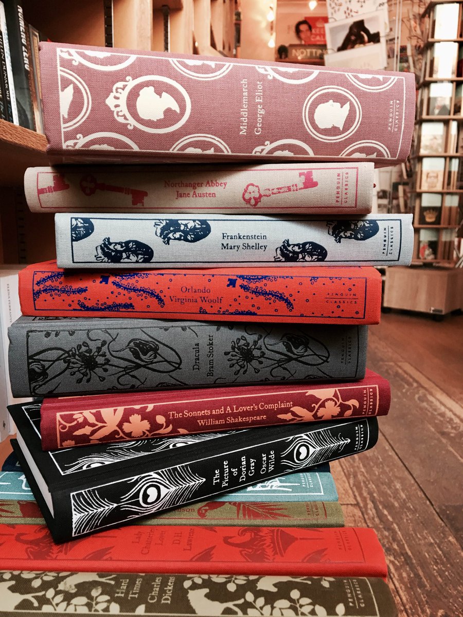 NottingHillBook's tweet photo. Getting new clothbounds delivered is a bit like waking up on Christmas morning every time. Come down grab one of your own now! 📚✨ https://t.co/1fV6mmqUVo