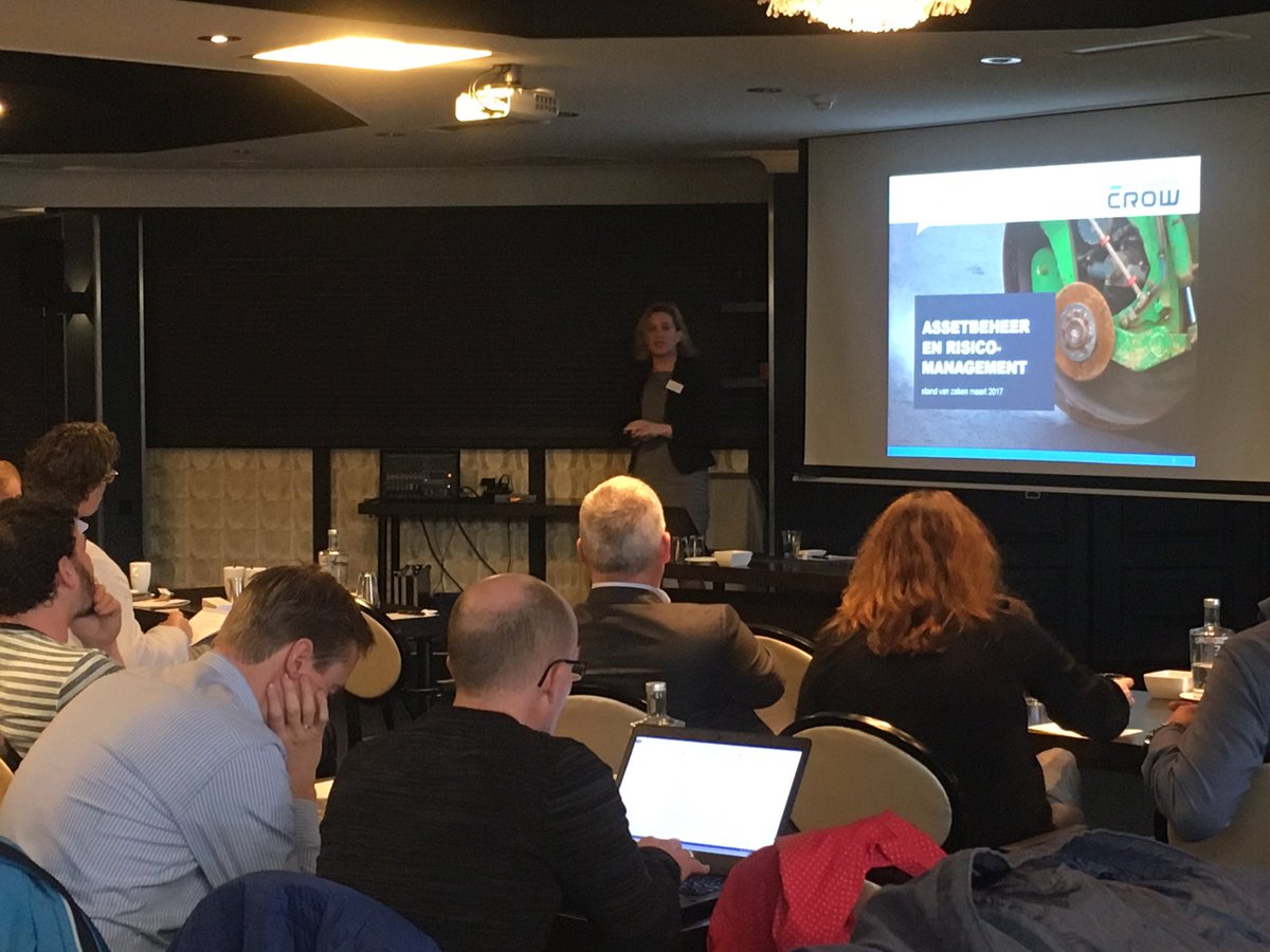 Kennis delen op het symposium risicogestuurd beheer en onderhoud #assetmanagement