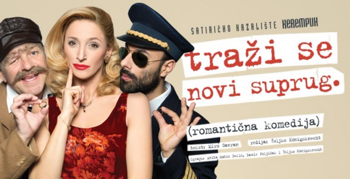INKPula's tweet photo. Traži se novi suprug -neobični je spoj komedije karaktera i komedije situacije- 3. travnja 2017. u 20 sati u INK! https://t.co/o1HAQWQTBi https://t.co/OmXqWOgWzy