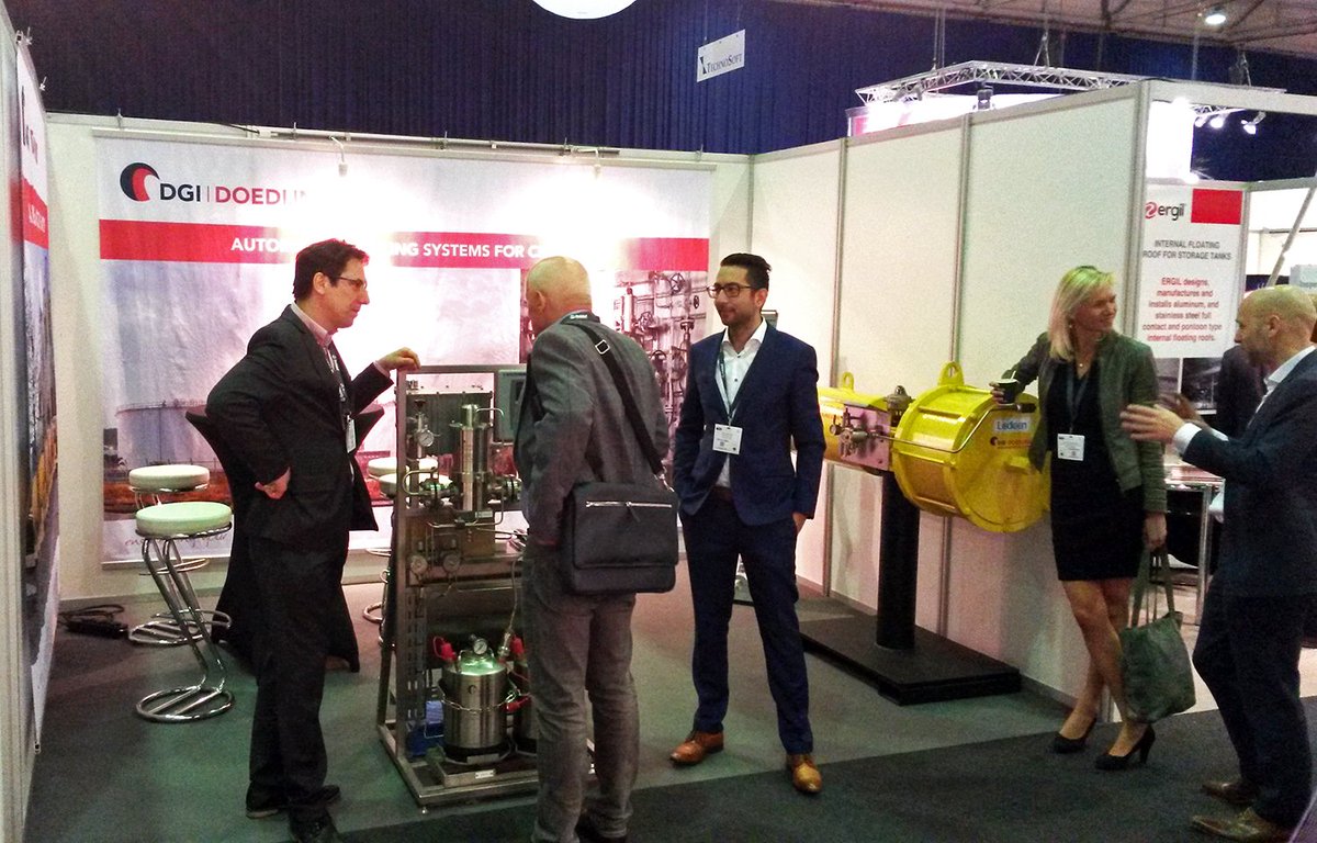 DGI_Corp's tweet photo. First day @StocExpo. Come and meet our sampling and valve actuation specialists at booth D16! #StocExpoEurope #TankTerminals https://t.co/7tyhWhMnyU
