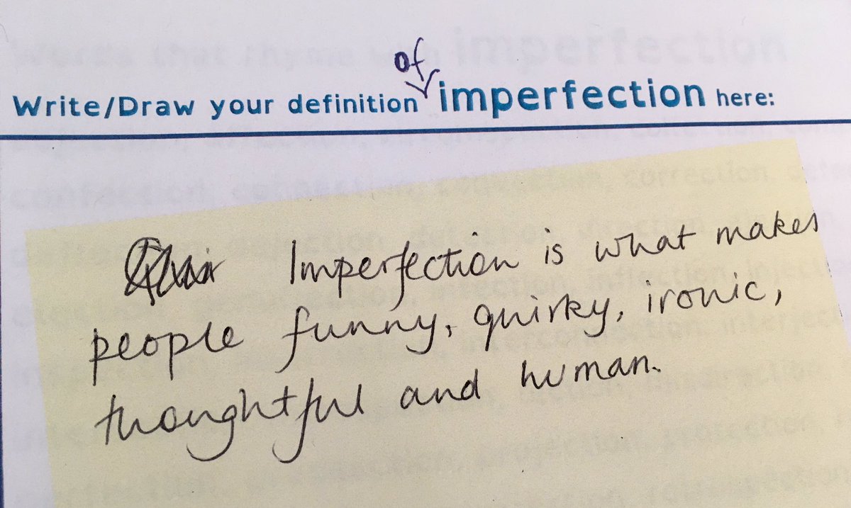 _ParagonCity's tweet photo. Imperfection is...what makes us human #CuringPerfect https://t.co/J17BxrFm7A