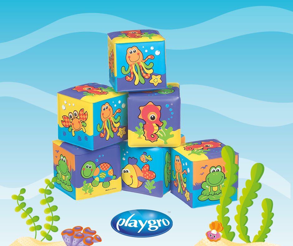 dcpharm's tweet photo. ¡Buenos días! Playgro España nos trae unos divertidos #cubos para estimular las habilidades cognitivas del bebé. #playgro #dcpharm #agua https://t.co/up4izcI6DE