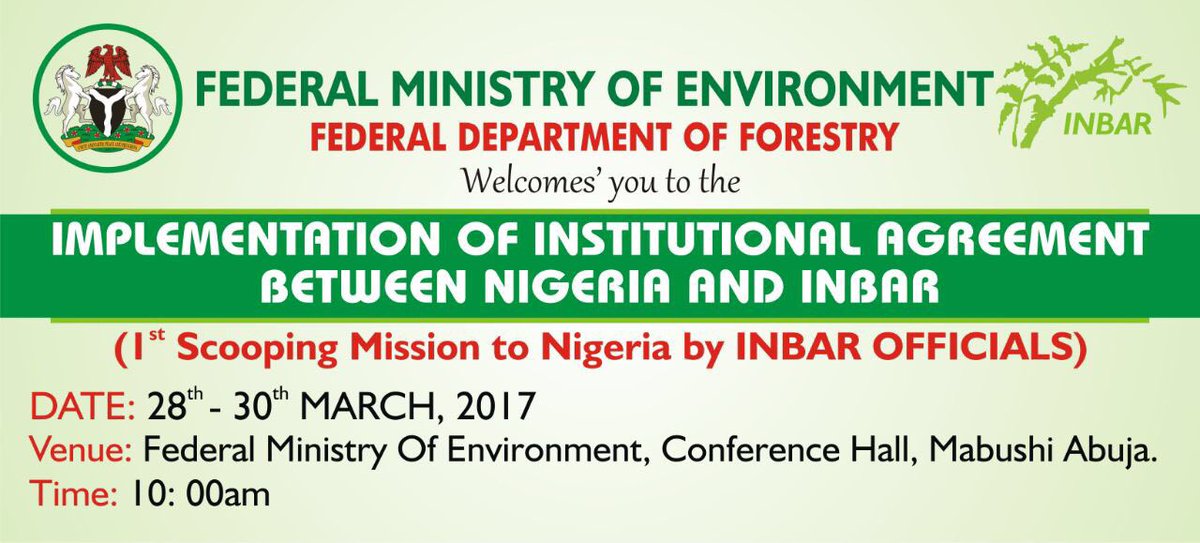 FMEnvng's tweet photo. Happening Today: Delegation from the International Network for Bamboo &amp; Rattan(INBAR) visits Nigeria #BambooNG https://t.co/NVA99bTI5O