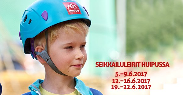 Kaipaatko tekemistä pienille kesälomalaisille? Järjestämme kesäkuussa kolme #seikkailu’llista #päivälieiri’ä. bit.ly/leirit-huipussa