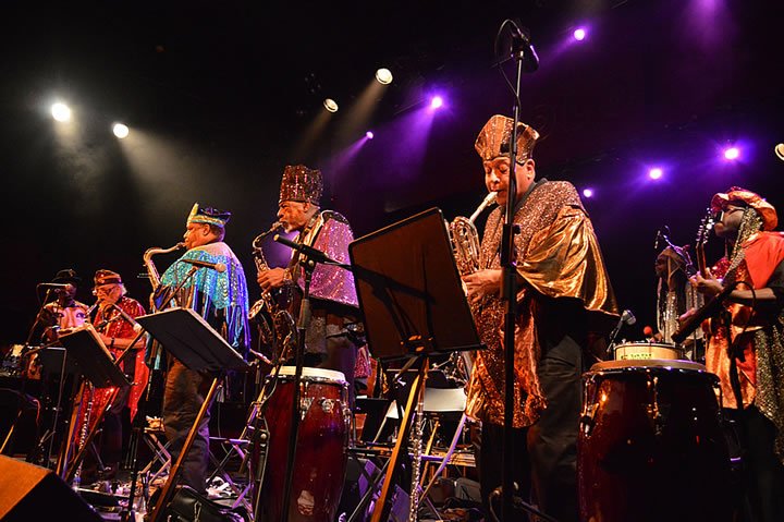 Jazzwise's tweet image. Sun Ra Arkestra, directed by Marshall Allen, 3-night Sussex residency will be live streamed direct from Lewes facebook.com/dictionarypudd…