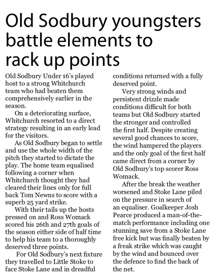 OldSodYFC's tweet photo. Match summary from the excellent @YandSVoice https://t.co/LE40YPSkSo