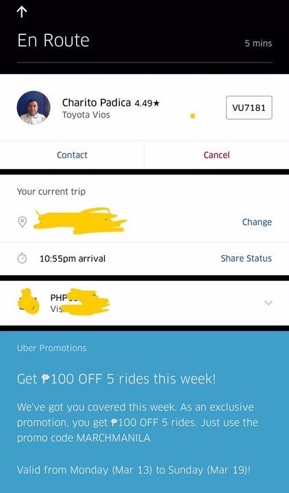 krispyraindc's tweet photo. I booked an Uber today and wala pa rin case number itong driver ko! @LTFRB  @Uber https://t.co/ZwIMA7YwyN