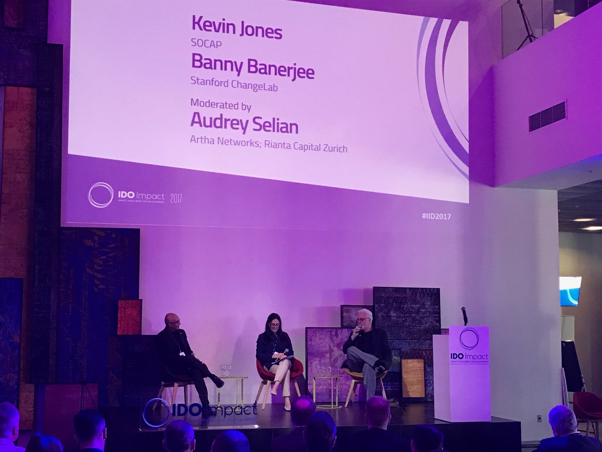 How can we integrate #impactinvestment &amp; #internationaldevelopment? <a href="/audreynathalie/">audrey</a> <a href="/BannyBanerjee/">Banny Banerjee</a> <a href="/Kevindoylejones/">Kevindoylejones</a> take the stage #IID2017