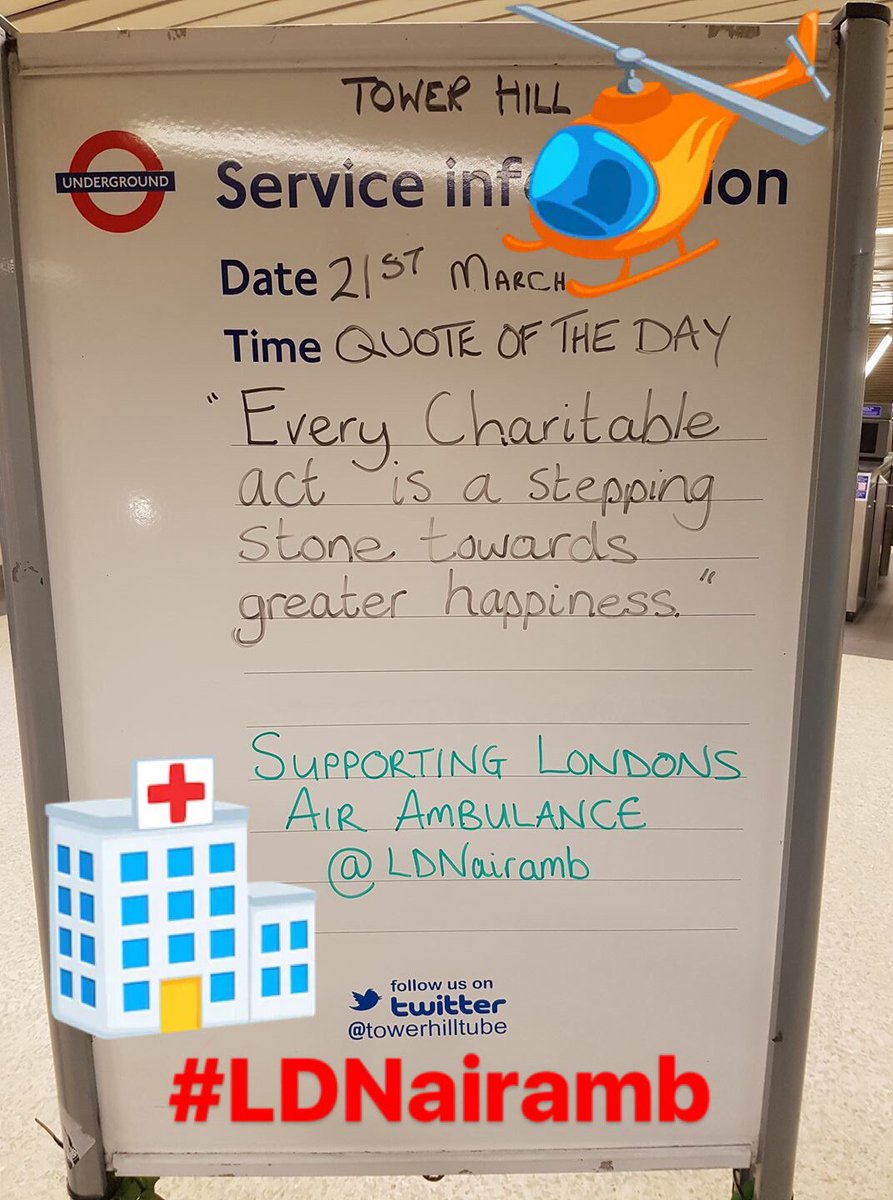 towerhilltube's tweet photo. London's Air Amb has provided pre hospital care for 28 yrs & helped over 36137 patients!Thank you #999Heroes @LDNairamb @EssonPhilippa @TfL https://t.co/zm4aGxjYbn