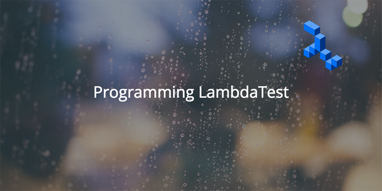 getelseif's tweet image. Programming LambdaTest dub.io/s/95007 - rewteet! #software_consulting #scala