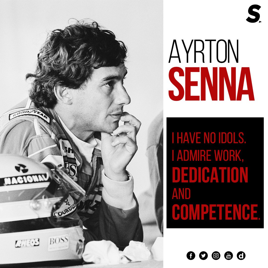 An example of success. A symbol of class.  Happy birthday eternal champion, Ayrton Senna! 