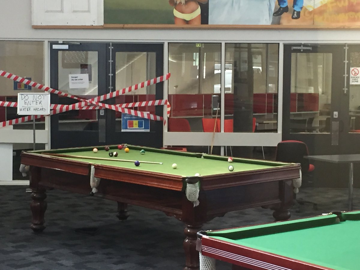 FedUniSenate's tweet photo. We’ve had rain and installed new pools! 🏊
Jokes aside, Mt Helen has had some flash flooding. Pls avoid the Student Lounge &amp; other areas. 🌊🐳🚣 https://t.co/HNH2VTOevZ