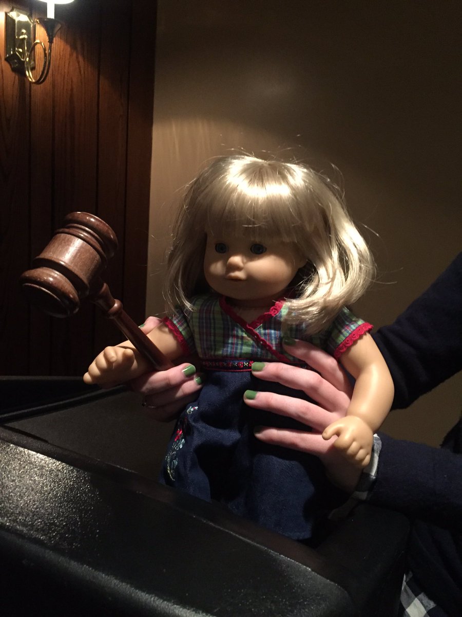 Yes that's right, American Girl Dolls WAS the theme of IRC tonight #AGD