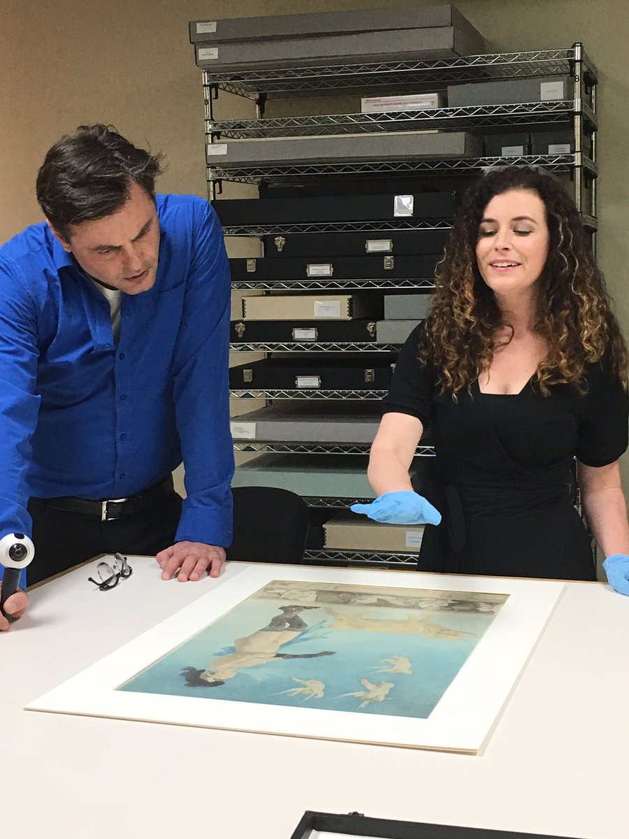 nektrVR's tweet photo. Making Modern #VR #Art amongst historic art energizing, fun, incredible @carlosmuseum https://t.co/2v85d3bklG