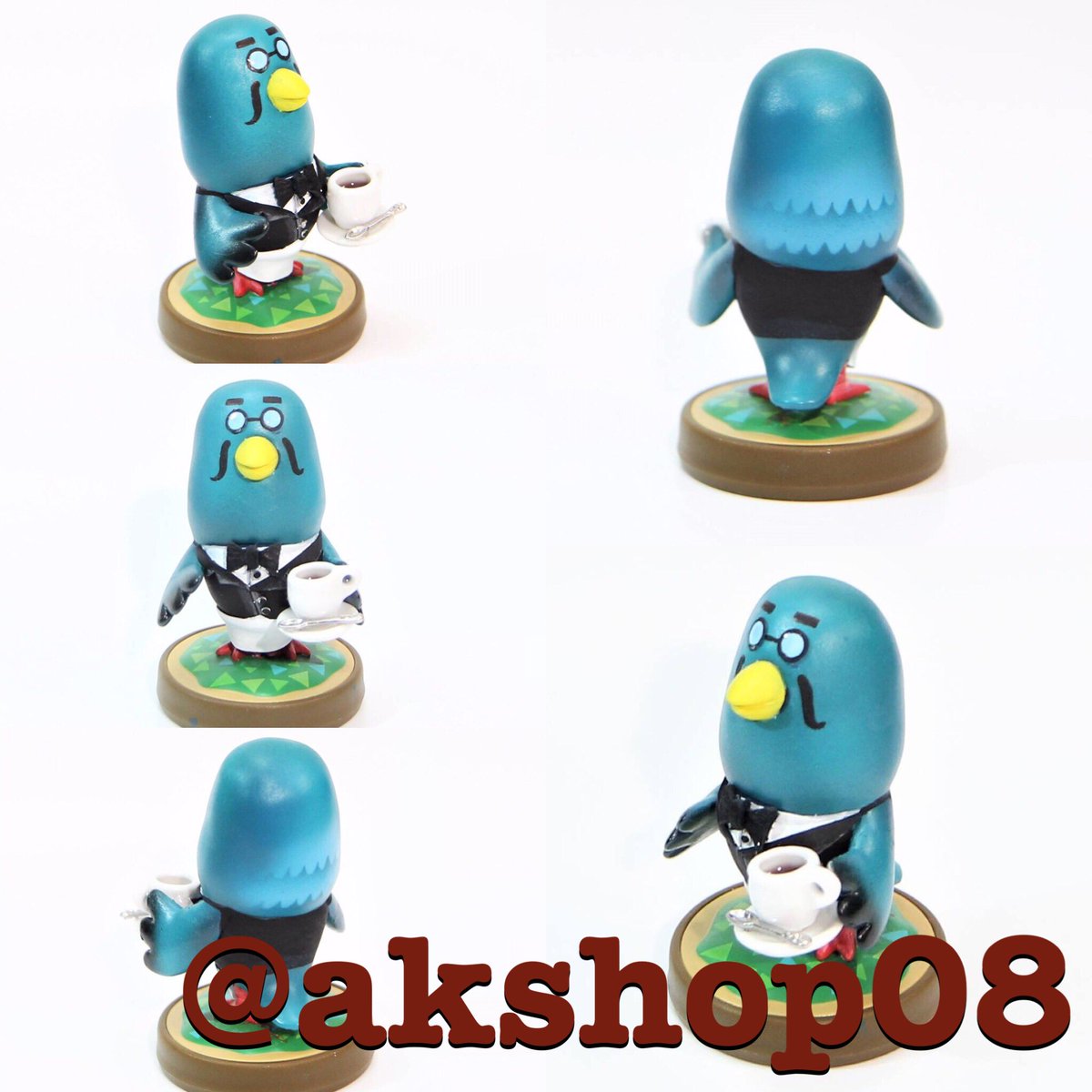 akshop08's tweet photo. "Pigeon milk in your ☕️?" #Brewster. Have @NintendoAmerica announced new #AnimalCrossing for #NintendoSwitch #customamiibo #ACNL #amiibo https://t.co/g0HVs0XSRm