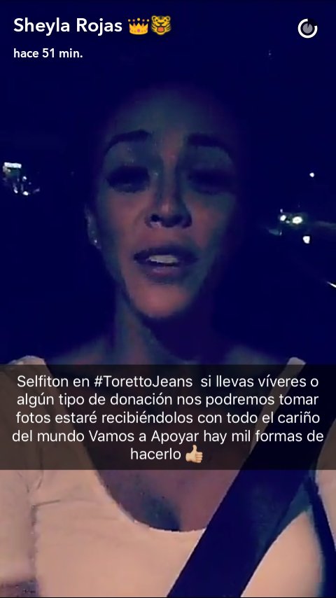 rojasrodi_heidy's tweet photo. Mañana @_sheyoficial hará un #Selfiton en las tiendas de @TorettoJeans #UnaSolaFuerza #JuntemonosParaAyudar https://t.co/CIQCX4RgLy