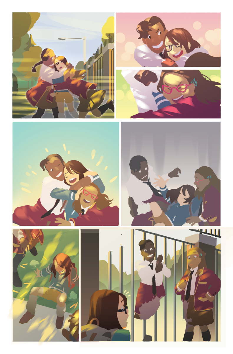 Pages 2 and 3 were messy when it comes to flats (I didn't do them properly) but still just as satisfying 