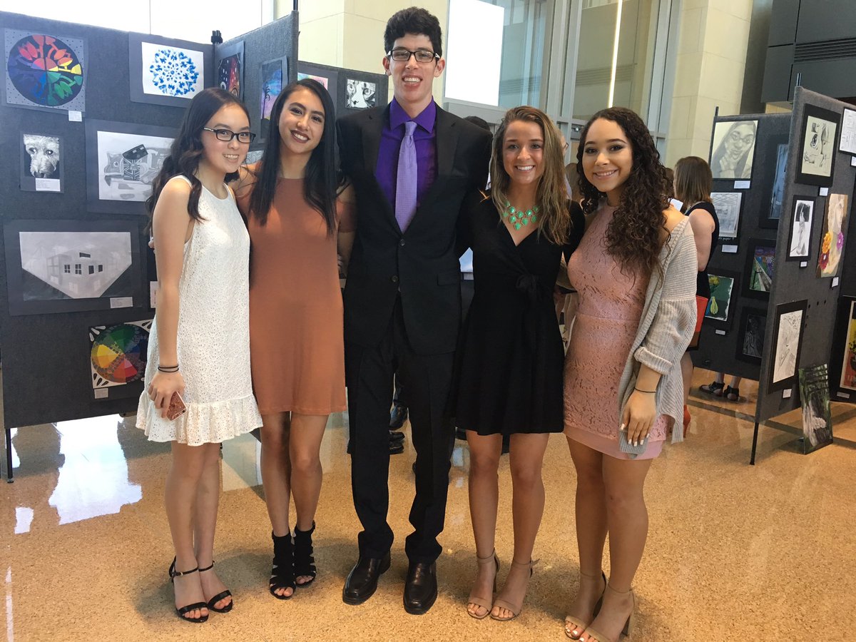 The Fab 5 were recognized tonight by the FISD school board for their amazing swim season! Way to go, Knights! So proud of you! #hime