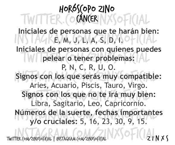 zinos__'s tweet photo. #HoróscopoZino #Cáncer 
Parte I, II &amp; III. https://t.co/DDTLg2JzQO