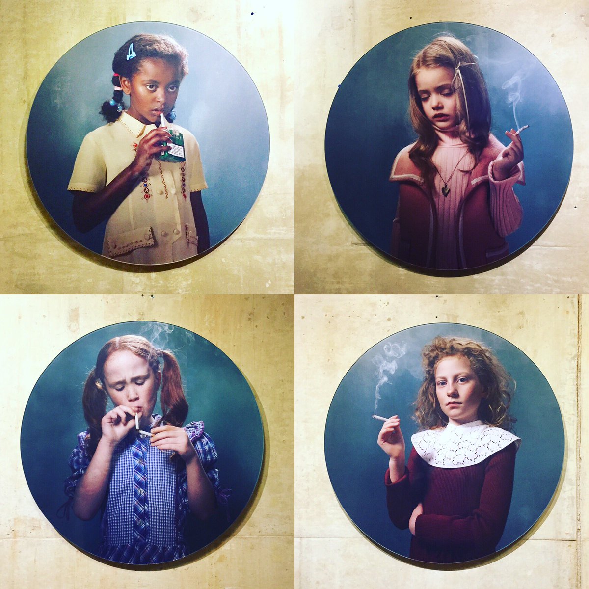 danielle_pinto's tweet photo. Not every meeting includes a trip to the hallway where the company keeps the "controversial" artwork. #westcollection https://t.co/OufdFTSolG
