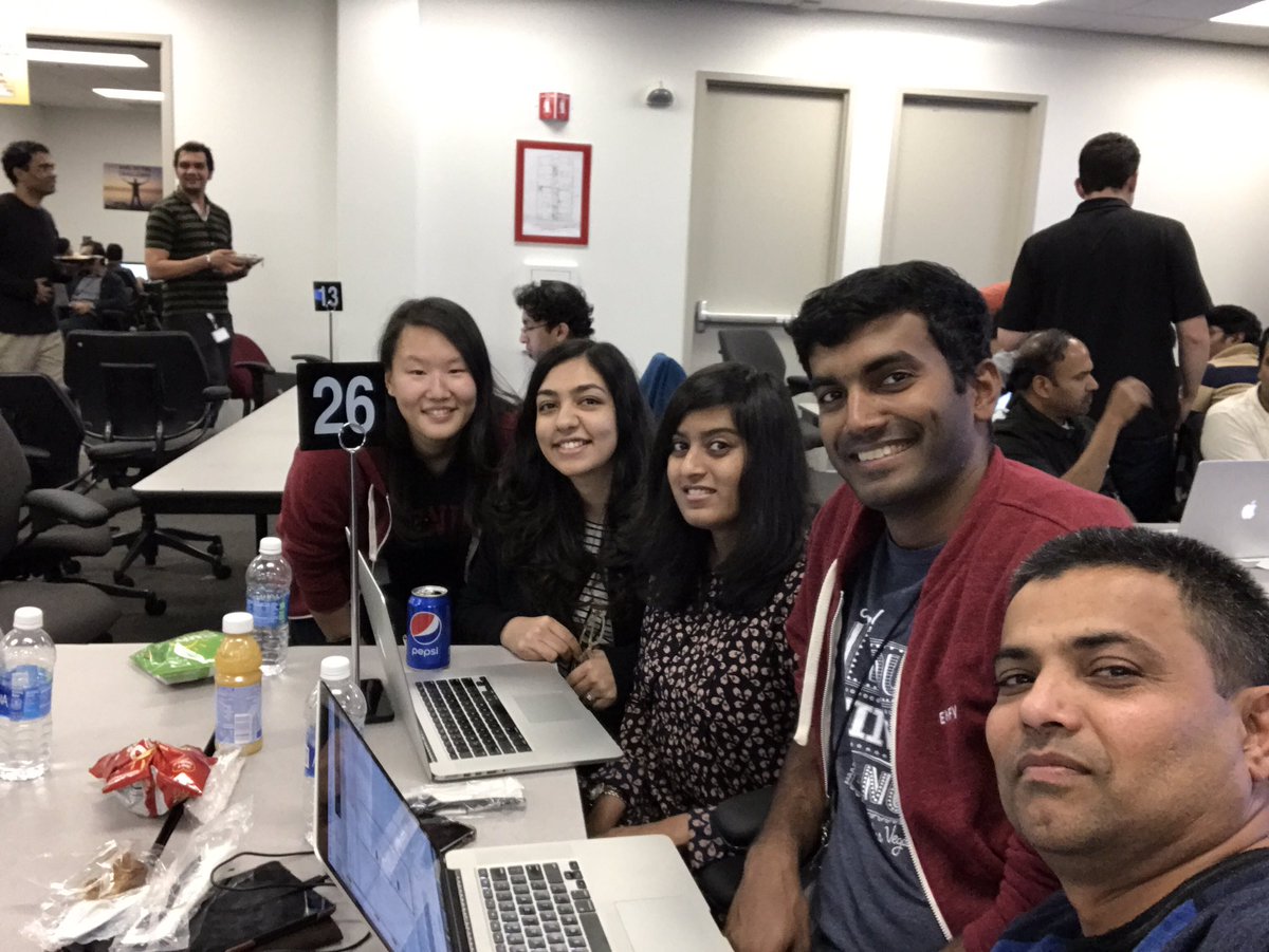 sptondale's tweet photo. @cisco #hackathonatcisco2017 #WeAreCisco #team26 looking forward for hack of a night ahead https://t.co/tKnBQ05MAZ