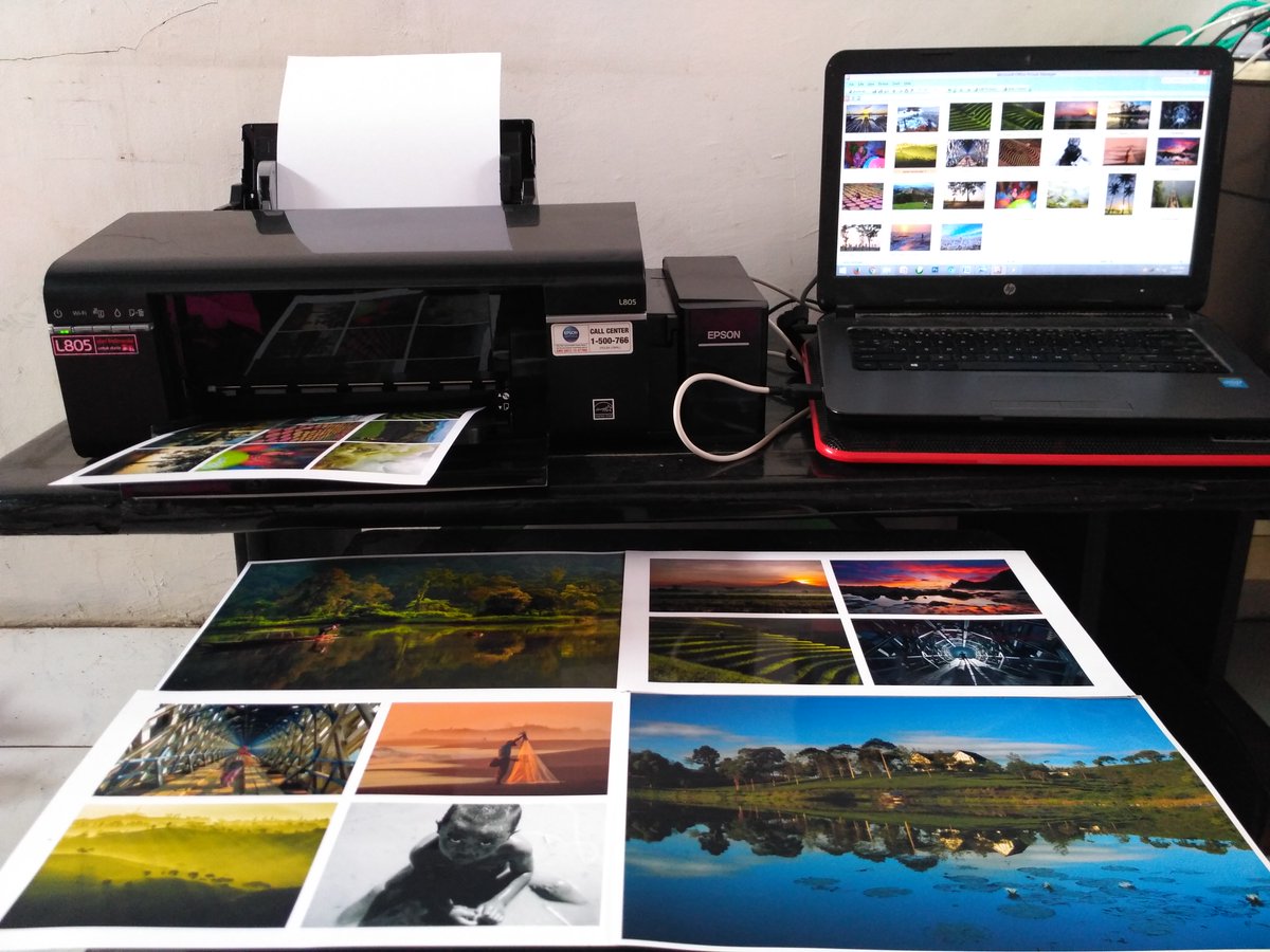 ranar_gonar's tweet photo. Thank you  @EpsonIndonesia printer L805 sangat bagus buat mencetak foto2 Saya..  Test print hari ini 98% memuaskan https://t.co/SDpaoj9PDn