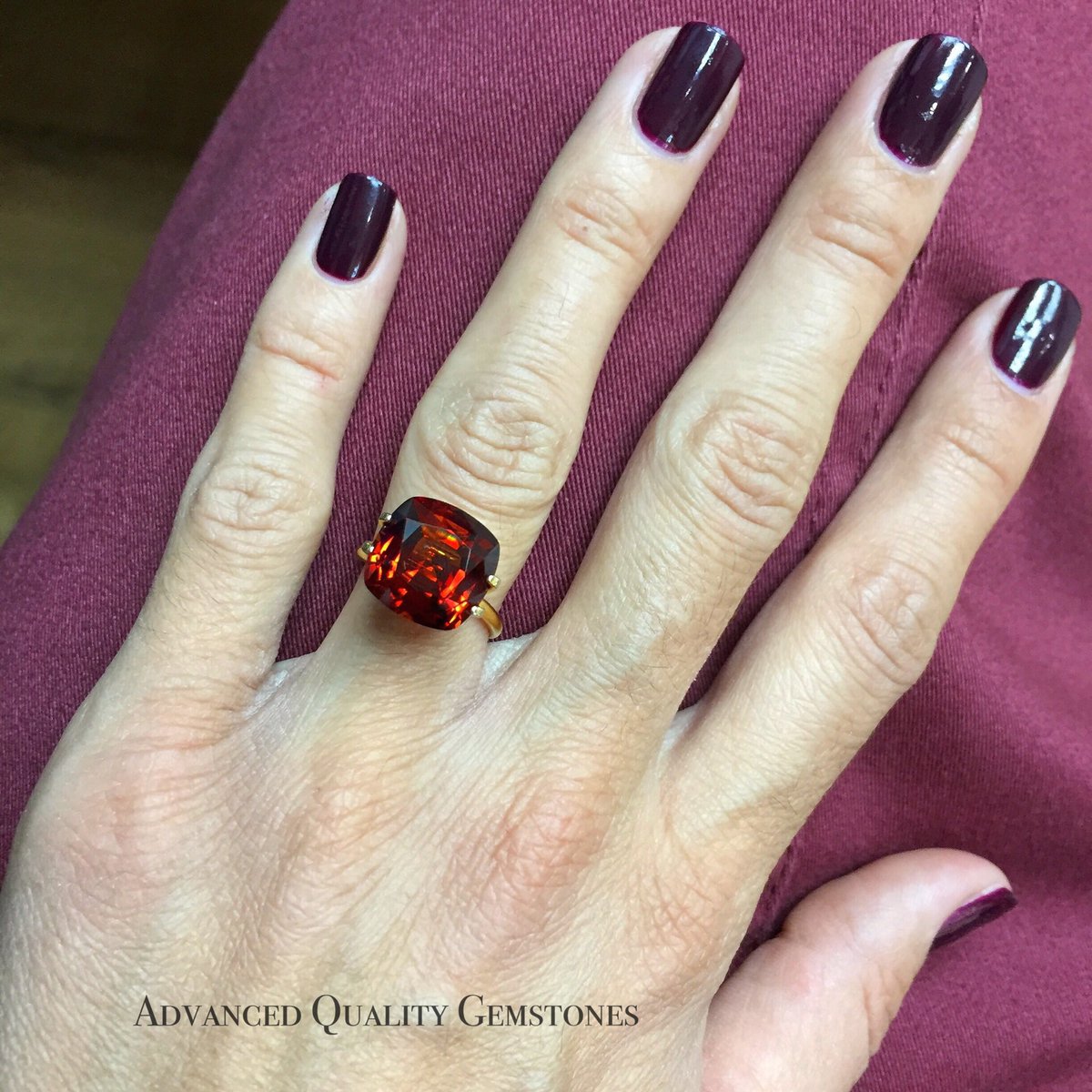 AdvancedQGems's tweet photo. Someone please call #911 !!! This #ring is #onfire with this astonishing 9.11cts #MandarinGarnet 
#diamonds #jewelry #luxury #gemstones #hot https://t.co/M5VpZ05OTb