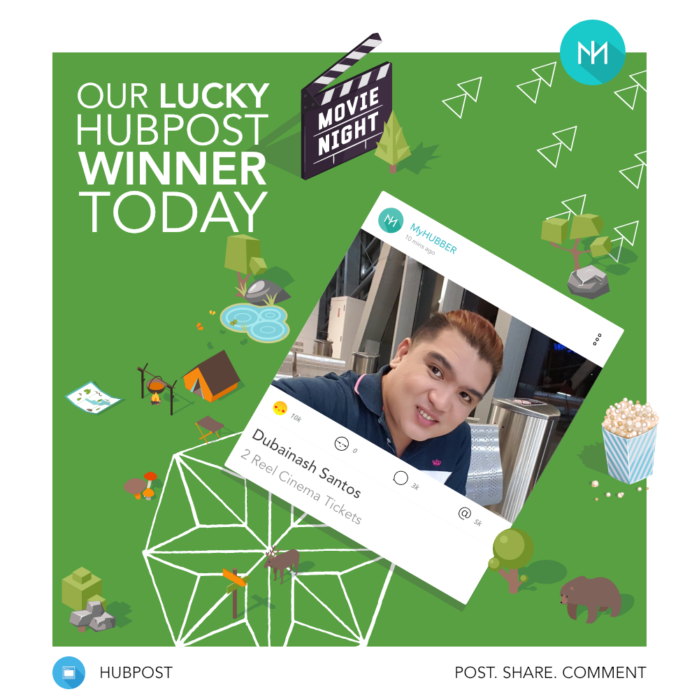 myhubber's tweet photo. Our lucky winner for the day! Download MyHUBBER on https://t.co/BcvyPdOc8s and post your favorite pictures on HUBPost. https://t.co/hj29MxFqUw