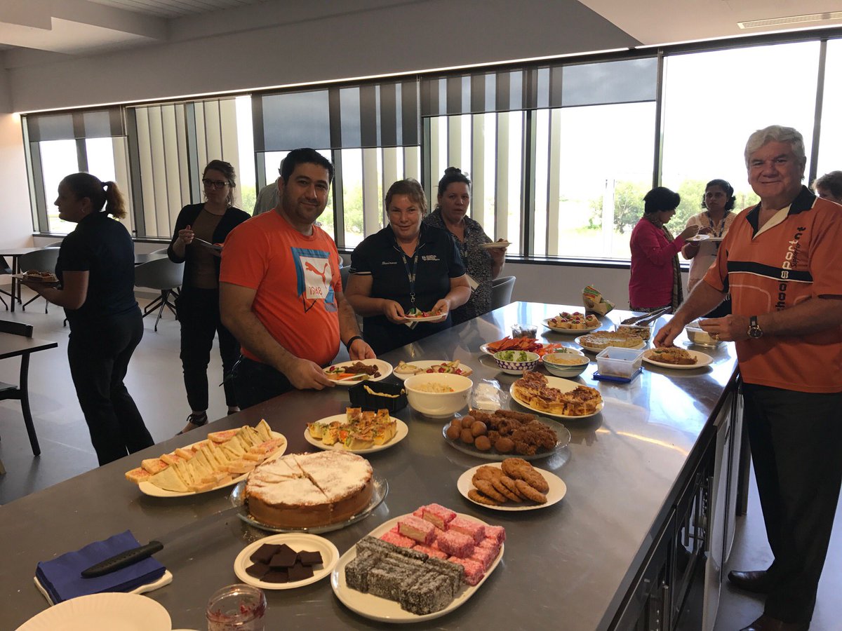 CDU_BusSchool's tweet photo. We are celebrating #harmonyday @CDUni at the #Darwin #waterfront - amazing food, everyone loved it https://t.co/GKVpFuCCcM