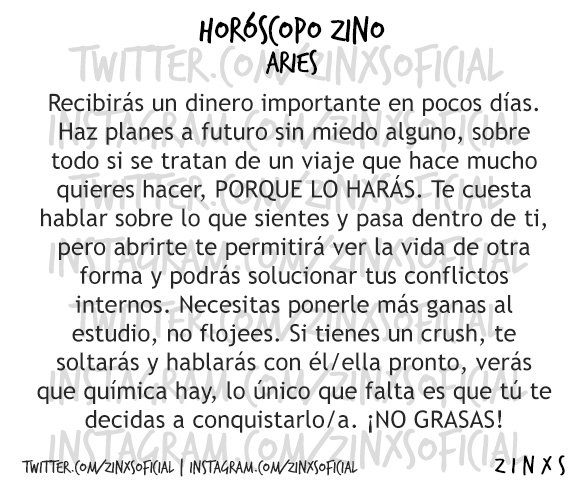 zinos__'s tweet photo. #HoróscopoZino #Aries 
Parte I, II &amp; III. https://t.co/mJ4wytad01