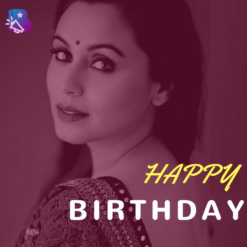 Bollywood Mascot Wishes a Very Happy Birthday to Rani Mukerji   