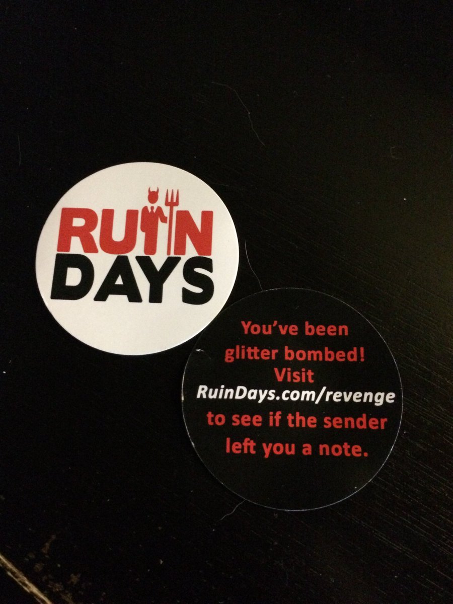 chrishajer's tweet photo. Good @iRuinDays prank by @TheJeffMatson arrived today.  Caught me completely off guard.  "Have fun cleaning that shit up." he says 😈 https://t.co/AQsL86eQV8