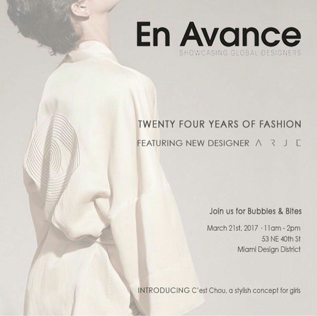 stylecurator_'s tweet photo. Anniversary celebration! @enavancemiami hosts a shopparty featuring new designer #arjc +opening of the #cestchou popup 😊 3/21, 11-2pm #atmdd https://t.co/D8TxhpaeeB