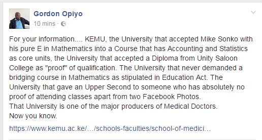 SafeDrivingKE's tweet photo. @FredMatiangi yet #KEMU is still open and churning out incompetents including doctors #NipasheNaUhuru #TaxPredictabilityKe #NarokNiJubilee https://t.co/8xH5TlZDh7