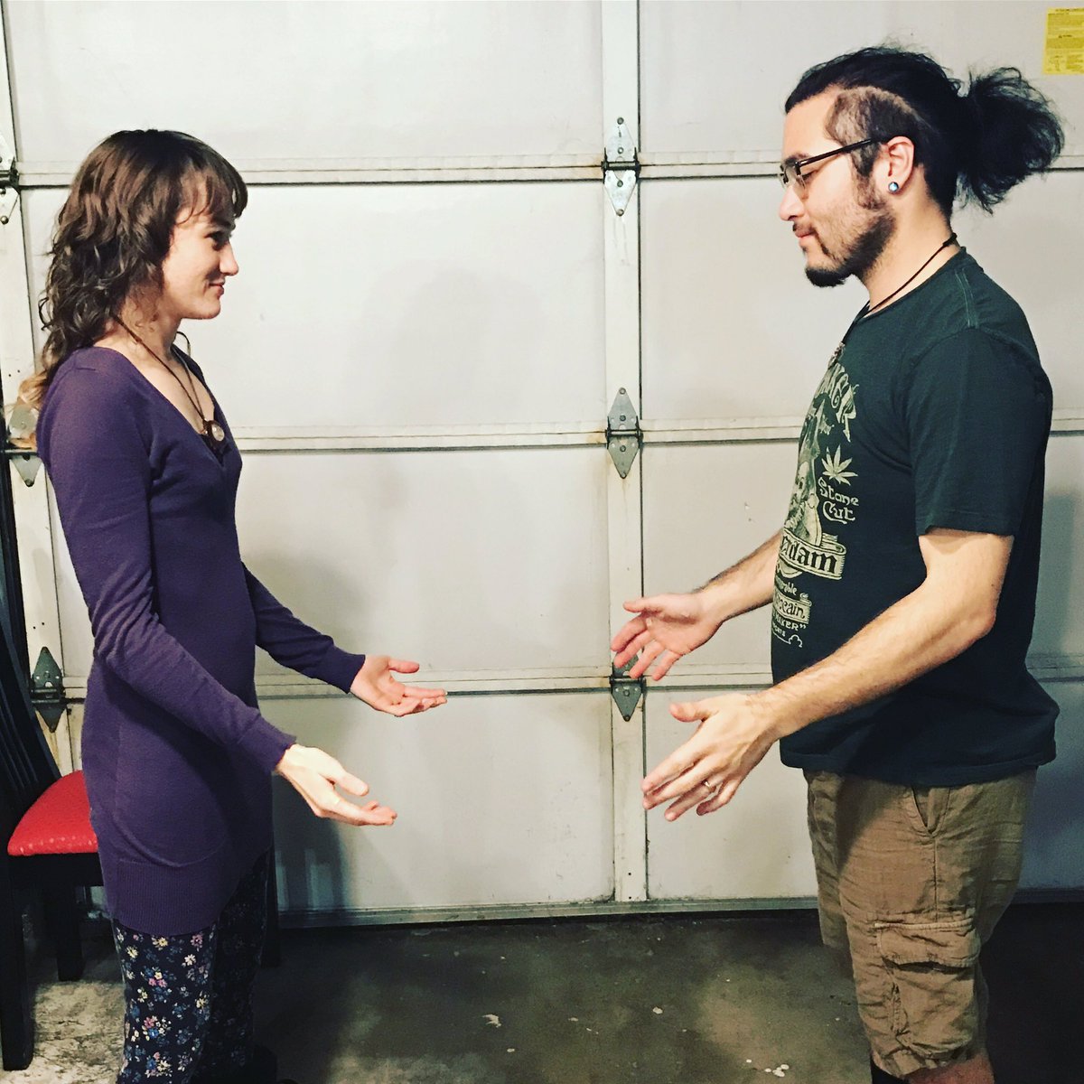 ThatPlusChips's tweet photo. Yes Anderson performers Rose and Adam practicing for our April show. Get your tickets today! https://t.co/AM7OZRZyNA https://t.co/0FZibG3WiW