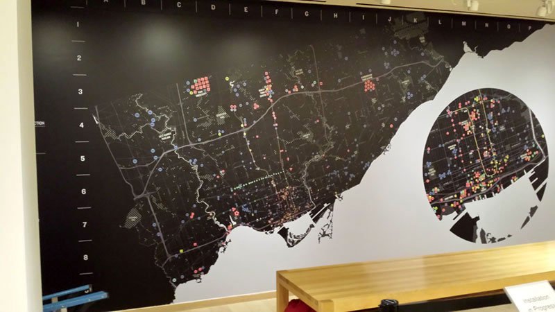 ScreenArt1's tweet photo. Screen Art recently installed wall murals at the Art Gallery of Ontario's The Artful City. https://t.co/5PSIASjpnz https://t.co/j8uaJN8hs4