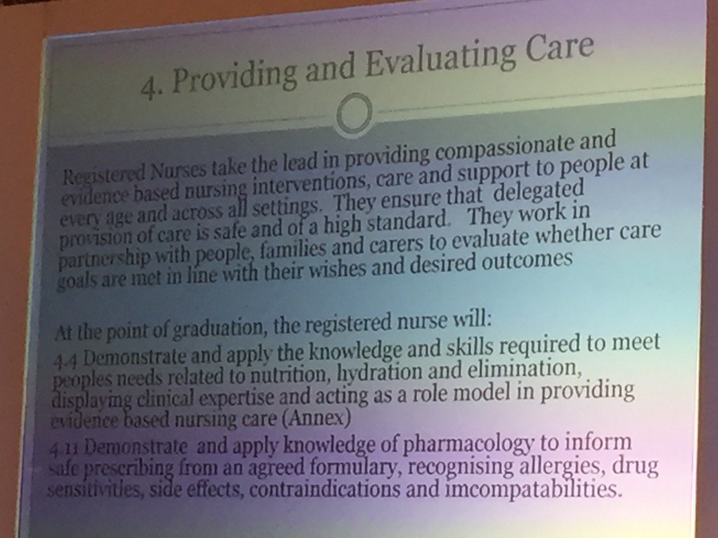 irvingbill67's tweet photo. #RCNED17. Professor Dame Jill MacLeod Clark giving an overview of the new NMC pre reg nursing education standards https://t.co/8lVU0XruD6