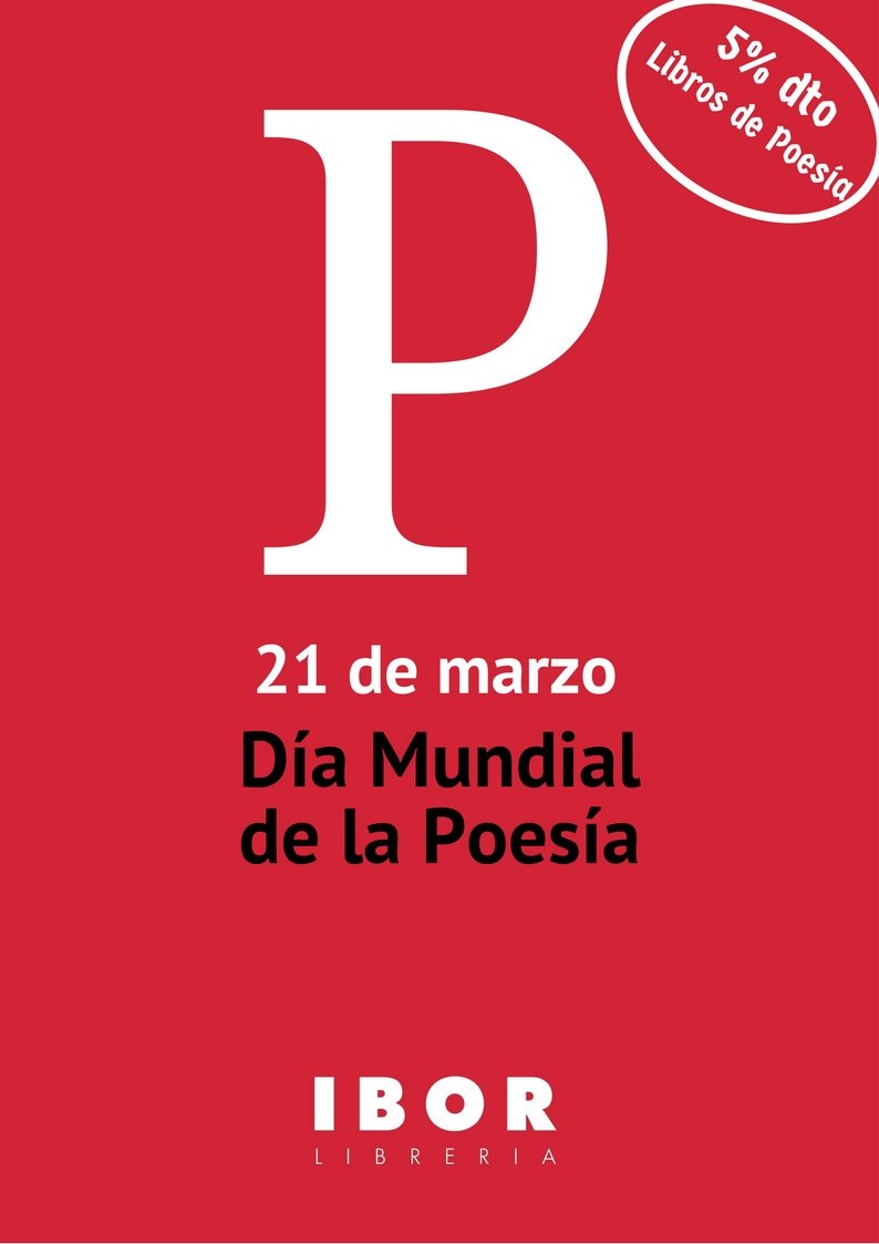 #DiaMundialDeLaPoesia en Librería Ibor