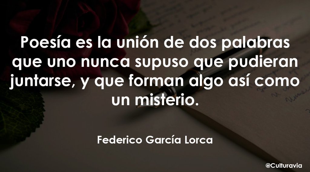 ¿Qué es poesía? culturavia.com/blog/2016/12/0… #DiaMundialDeLaPoesia