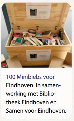 Trots op sponsoring Minibiebs met <a href="/Bieb040/">De Bibliotheek Eindhoven</a> en @SamenvoorEHV #trotsop2016 Ontdek onze maatschappelijke impact op rabobank.nl/trots