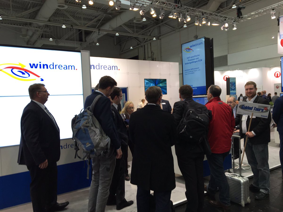 Die ECM/DMS Guided Tour macht Halt beim ersten Software-Anbieter windream. #cebit17