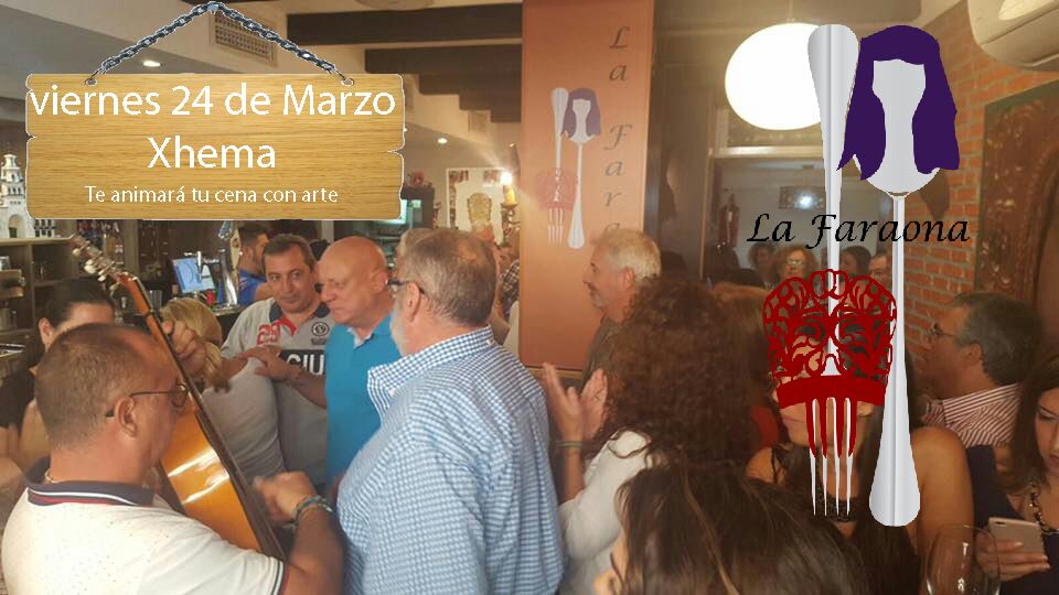 BarlaFaraona's tweet photo. Este viernes estará nuestro amigo txema para echar un rato de arte mientras se cena en la faraona,te vienes no? A partir de las 21'00 horas https://t.co/WgnABuM5BQ