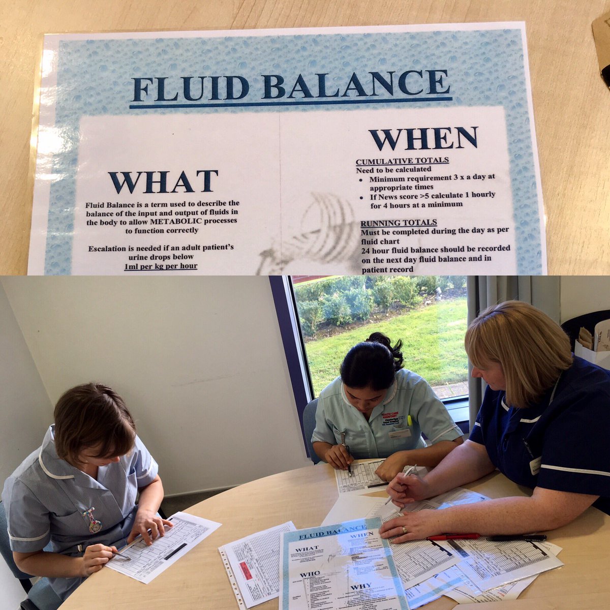 24 Hour Fluid Balance Chart